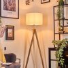 Soungou Golvlampa Krom, Naturfärger, 1-ljuskällor