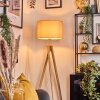 Soungou Golvlampa Krom, Naturfärger, 1-ljuskällor