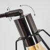 Yaak Golvlampa Krom, Svart, Vit, 3-ljuskällor