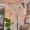 Yaak Golvlampa Krom, Svart, Vit, 3-ljuskällor