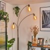 Codecreo Golvlampa Nickel matt, Svart, Vit, 3-ljuskällor