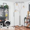Codecreo Golvlampa Nickel matt, Svart, Vit, 3-ljuskällor