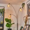 Codecreo Golvlampa Nickel matt, Svart, Vit, 3-ljuskällor