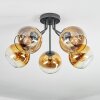 Koyoto Taklampa, kullampa 52 cm Guld, Klart, 5-ljuskällor