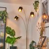 Alsen Golvlampa Mässing, Svart, 3-ljuskällor