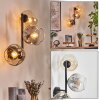 Ripoll kullampa, Vägglampa Amber, Klart, Rökfärger, 3-ljuskällor