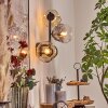 Ripoll kullampa, Vägglampa Amber, Klart, Rökfärger, 3-ljuskällor