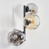 Ripoll kullampa, Vägglampa Amber, Klart, Rökfärger, 3-ljuskällor