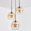 Koyoto Pendellampa, kullampa, Pendellampa Cluster Amber, Klart, 3-ljuskällor