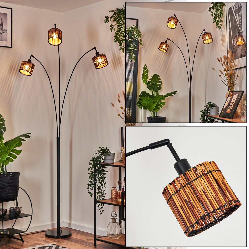Cando Golvlampa Svart, 3-ljuskällor main product photo