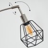 Yaak Golvlampa Nickel matt, Svart, 3-ljuskällor