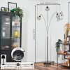 Yaak Golvlampa Nickel matt, Svart, 3-ljuskällor