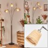 Lindberg Golvlampa Nickel matt, Svart, 3-ljuskällor