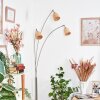 Lindberg Golvlampa Nickel matt, Svart, 3-ljuskällor