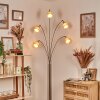 Lindberg Golvlampa Nickel matt, Svart, 5-ljuskällor
