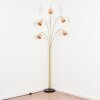 Lindberg Golvlampa Mässing, Svart, 5-ljuskällor