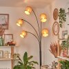 Soungou Golvlampa Svart, 5-ljuskällor