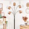 Soungou Golvlampa Krom, Svart, 5-ljuskällor