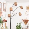 Soungou Golvlampa Krom, Svart, 5-ljuskällor