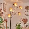 Soungou Golvlampa Krom, Svart, 5-ljuskällor