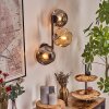 Ripoll kullampa, Vägglampa Amber, Rökfärger, 3-ljuskällor