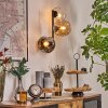 Ripoll kullampa, Vägglampa Amber, Klart, Rökfärger, 3-ljuskällor
