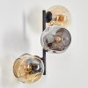Ripoll kullampa, Vägglampa Amber, Rökfärger, 3-ljuskällor