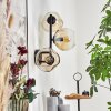Ripoll kullampa, Vägglampa Amber, Klart, 3-ljuskällor