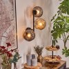 Ripoll kullampa, Vägglampa Amber, Rökfärger, 3-ljuskällor