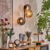 Ripoll kullampa, Vägglampa Amber, Rökfärger, 3-ljuskällor