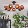 Koyoto Taklampa, kullampa Kopparfärg, 7-ljuskällor