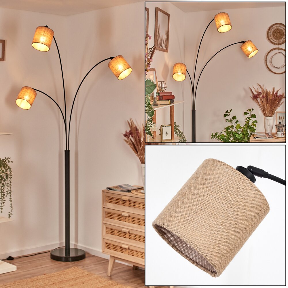 Soungou Golvlampa Svart, 3-ljuskällor main product photo