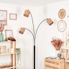 Soungou Golvlampa Svart, Vit, 3-ljuskällor