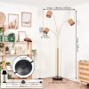 Soungou Golvlampa Mässing, Svart, 3-ljuskällor