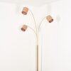 Soungou Golvlampa Mässing, Svart, 3-ljuskällor