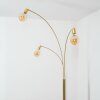 Codecreo Golvlampa Mässing, Svart, Vit, 3-ljuskällor
