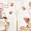 Soungou Golvlampa Mässing, Svart, Vit, 3-ljuskällor
