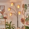 Soungou Golvlampa Krom, Svart, Vit, 5-ljuskällor
