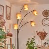 Soungou Golvlampa Krom, Svart, Vit, 5-ljuskällor