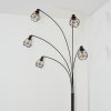 Yaak Golvlampa Krom, Svart, Vit, 5-ljuskällor
