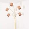 Soungou Golvlampa Mässing, Svart, 5-ljuskällor
