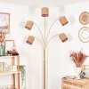 Soungou Golvlampa Mässing, Svart, Vit, 5-ljuskällor