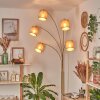 Soungou Golvlampa Mässing, Svart, Vit, 5-ljuskällor