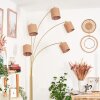 Soungou Golvlampa Mässing, Svart, Vit, 5-ljuskällor