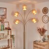 Soungou Golvlampa Mässing, Svart, Vit, 5-ljuskällor