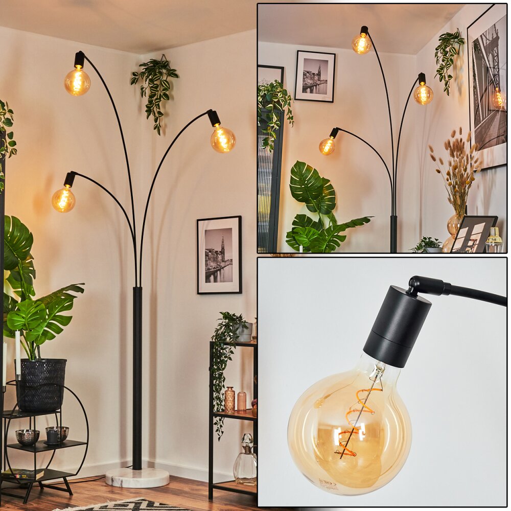 Codecreo Golvlampa Svart, Vit, 3-ljuskällor main product photo