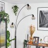 Yaak Golvlampa Svart, Vit, 3-ljuskällor