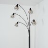 Yaak Golvlampa Svart, Vit, 5-ljuskällor