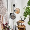 Ripoll kullampa, Vägglampa Amber, Klart, Rökfärger, 3-ljuskällor