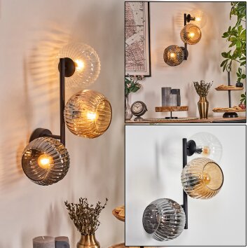 Ripoll kullampa, Vägglampa Amber, Klart, Rökfärger, 3-ljuskällor Ripoll kullampa, Vägglampa Amber, Klart, Rökfärger, 3-ljuskällor